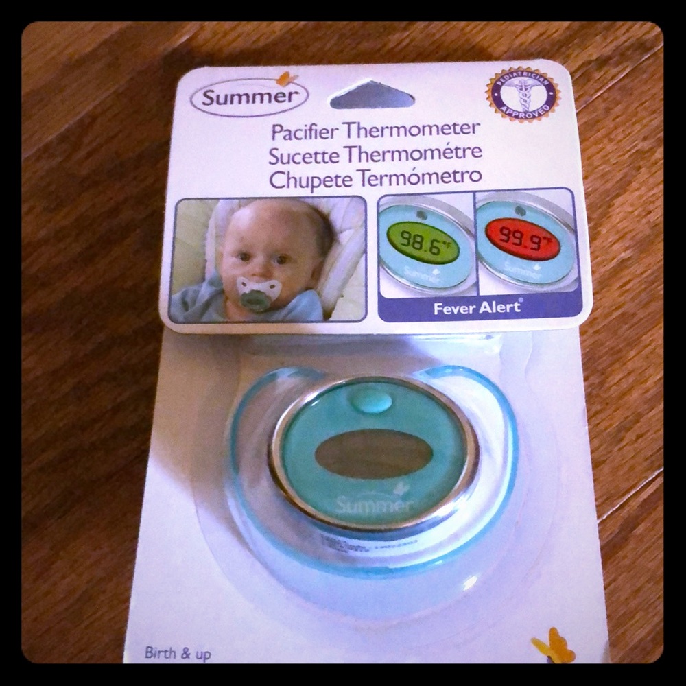 Pacifier Thermometer